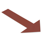 6" Brown Floor Marking Arrow