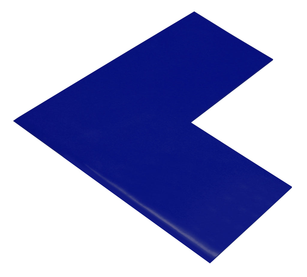 Mighty Line 4" Wide Solid BLUE 8" Long Angle - Pack of 50