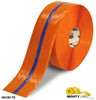 Mighty Line 4" Orange Tape with Blue Center Line - 100' Roll