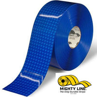 Mighty Line 4" Blue Brick Pattern Floor Tape
