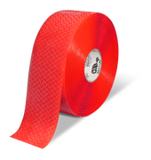 Mighty Line 4" Anti-Slip Red Solid Color Floor Tape - MIGHTY TAC - 100' Roll