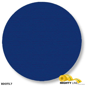 Mighty Line 5.7" BLUE Solid DOT - Pack of 100