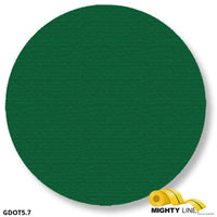 Mighty Line 5.7" GREEN Solid DOT - Pack of 100