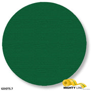 Mighty Line 5.7" GREEN Solid DOT - Pack of 100