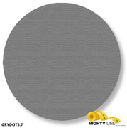 Mighty Line 5.7" GRAY Solid DOT - Pack of 100