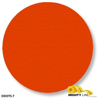 Mighty Line 5.7" ORANGE Solid DOT - Pack of 100