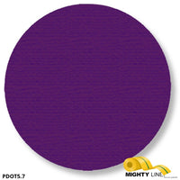 Mighty Line 5.7" PURPLE Solid DOT - Pack of 100