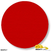 Mighty Line 5.7" RED Solid DOT - Pack of 100