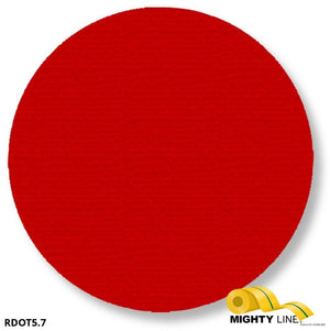 Mighty Line 5.7" RED Solid DOT - Pack of 100
