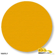 Mighty Line 5.7" YELLOW Solid DOT - Pack of 100