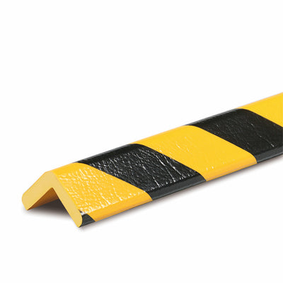 39.4” x 2.4” Self-Adhesive Black and Yellow Striped Foam, 82-0426