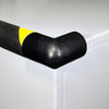 Corner Foam Guard, 2-Directions, self-adhesive, black, 1.9" X 1.5", 82-0970