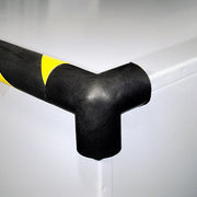OHDIS 1.9" x 1.5" Self-Adhesive Black Corner Foam Guard