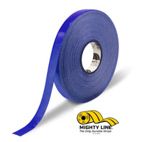 Mighty Line 1" Blue Solid Color Tape - 50' Roll
