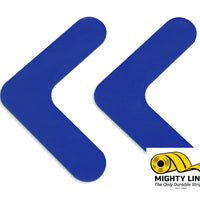 Blue Mighty Line 1" Solid Color Rounded Angles