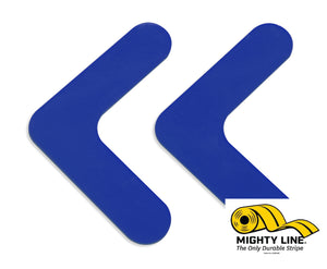 Blue Mighty Line 1" Solid Color Rounded Angles