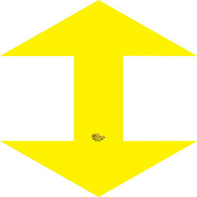 Yellow Double Arrow Up and Down, 24