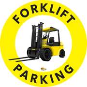16" Forklift Parking Floor Sign