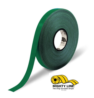 Mighty Line 1" Green Solid Color Tape - 50' Roll
