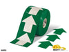 Mighty Line 4" Green Arrow Pop Out Tape, 100' Roll