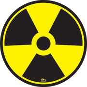 Hazard Yellow/Black, 24" Floor Sign