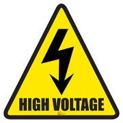 High Voltage Area Floor Sign - Floor Marking Sign, 24"