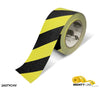 Mighty Line 2" Yellow With Black Chevrons Anti-Slip Floor Tape - 60' Roll