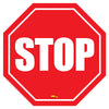 Stop Sign Modern Floor Sign - Floor Marking Sign, 16"