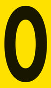 Mighty Line YELLOW Die Cut Location Markers - Letter O - Pack of 10