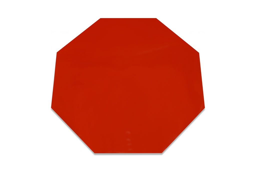 Jumbo Octagon Stop Shape - Pack of 20 - Floor Marking 9.5", Red