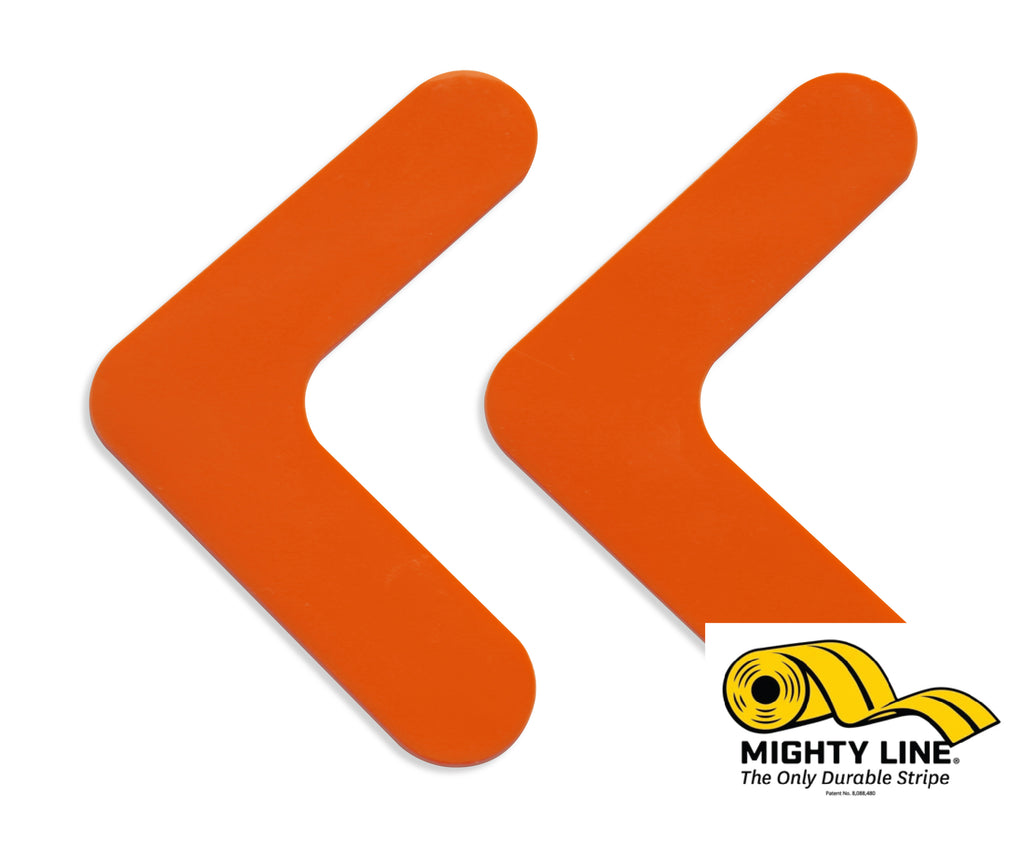 Orange Mighty Line 1" Solid Color Rounded Angles
