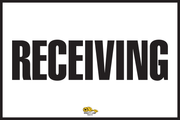 24x16" Receiving Area Floor Sign