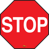 Standard Mighty Line Red Stop Sign - Floor Marking, 6"