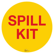 Spill Kit, Mighty Line Floor Sign, Industrial Strength, 16" Wide