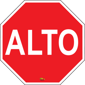 Stop ALTO, 24" Floor Sign