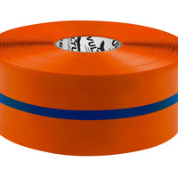 Floor Marking Tape, Solid with Center Line, Continuous Roll, 4" Roll, 1 EA, 45VR14
