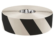 3” Black and White Striped Floor Tape, 45VT04