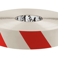 2” Red and White Striped Floor Tape, 45VR13