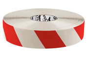 2” Red and White Striped Floor Tape, 45VR13