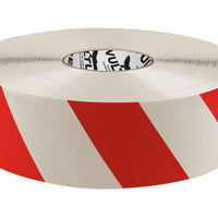 3” Red and White Floor Tape, 45VP88 – 100-Foot Roll