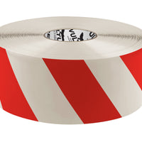 4” Red and White Striped Floor Tape from OHDIS