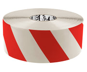 4” Red and White Striped Floor Tape from OHDIS