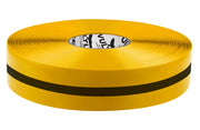 Floor Marking Tape, Solid with Center Line, Continuous Roll, 2" Roll, 1 EA, 45VR18