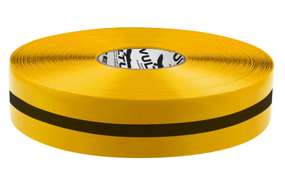 Floor Marking Tape, Solid with Center Line, Continuous Roll, 2