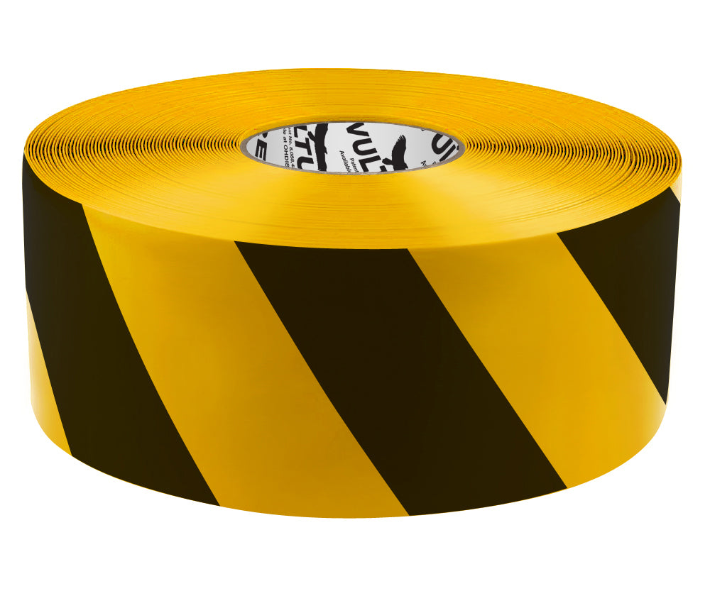 Superior Mark® Hazard Floor Tape - Yellow/Red Diagonal Stripe - InSite  Solutions LLC
