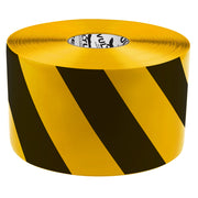 6” Black and Yellow Striped Floor Tape – 45VT01