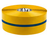 Floor Marking Tape, Solid with Center Line, Continuous Roll, 4" Roll, 1 EA, 45VR71