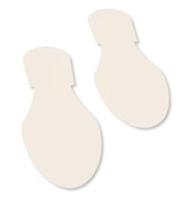 Mighty Line Solid Colored WHITE Footprint - Pack of 50