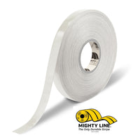 Mighty Line 1" White Solid Color Tape - 50' Roll