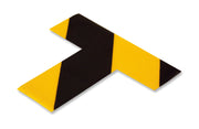 Mighty Line 2" Wide Solid Black and Yellow T - Pack of 100